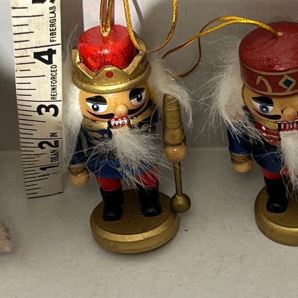 4-Piece Holiday Ornament Collection Raccoon Nutcracker Pair & Dog Multicolor - Picture 5 of 5